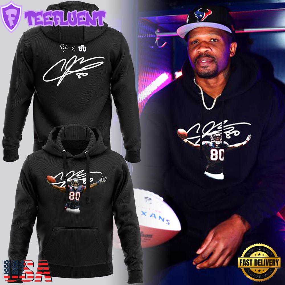 NFL Houston Texans A Johnson AJ80 Signature Hoodie