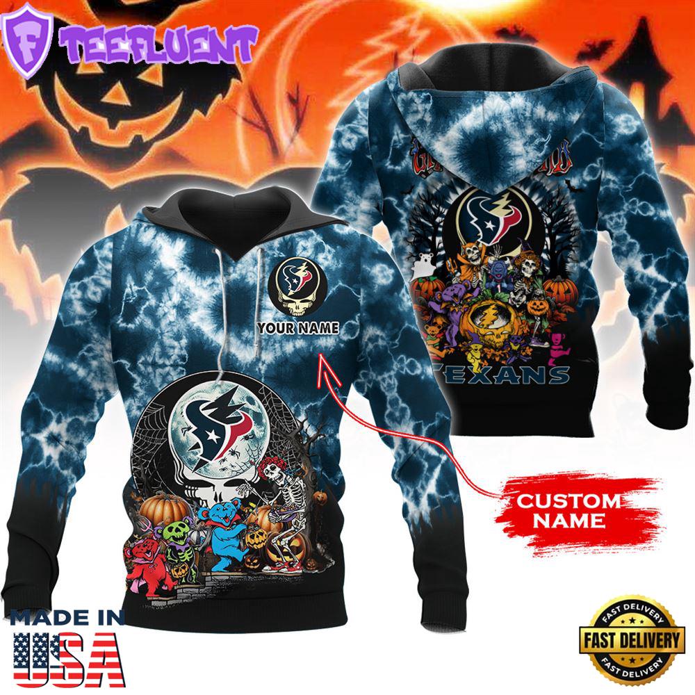 Nfl Houston Texans Custom Name 3d Shirt