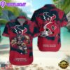 NFL Houston Texans Football Mascot Custom Name Hawaiian Shirt