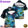 NFL Houston Texans Hawaii Beach Custom Name Hawaiian Shirt