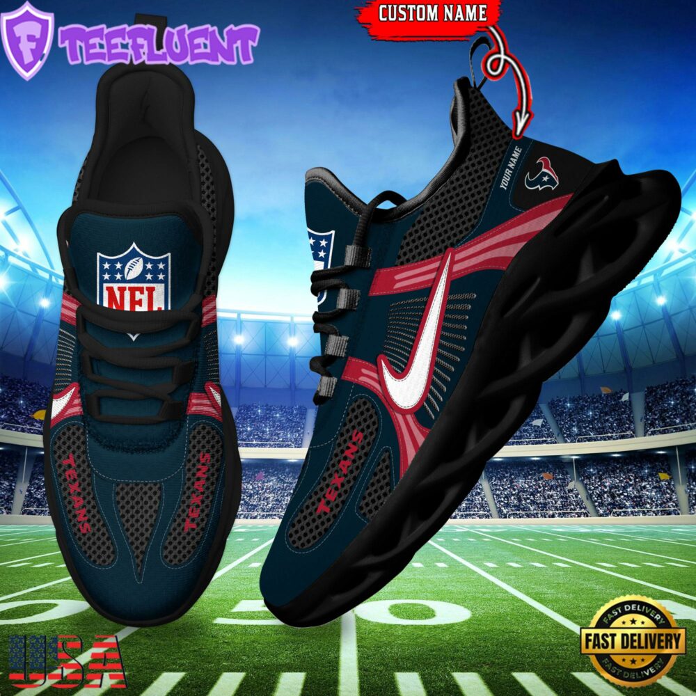 NFL Houston Texans Logo Football Team New Season Max Soul Shoes