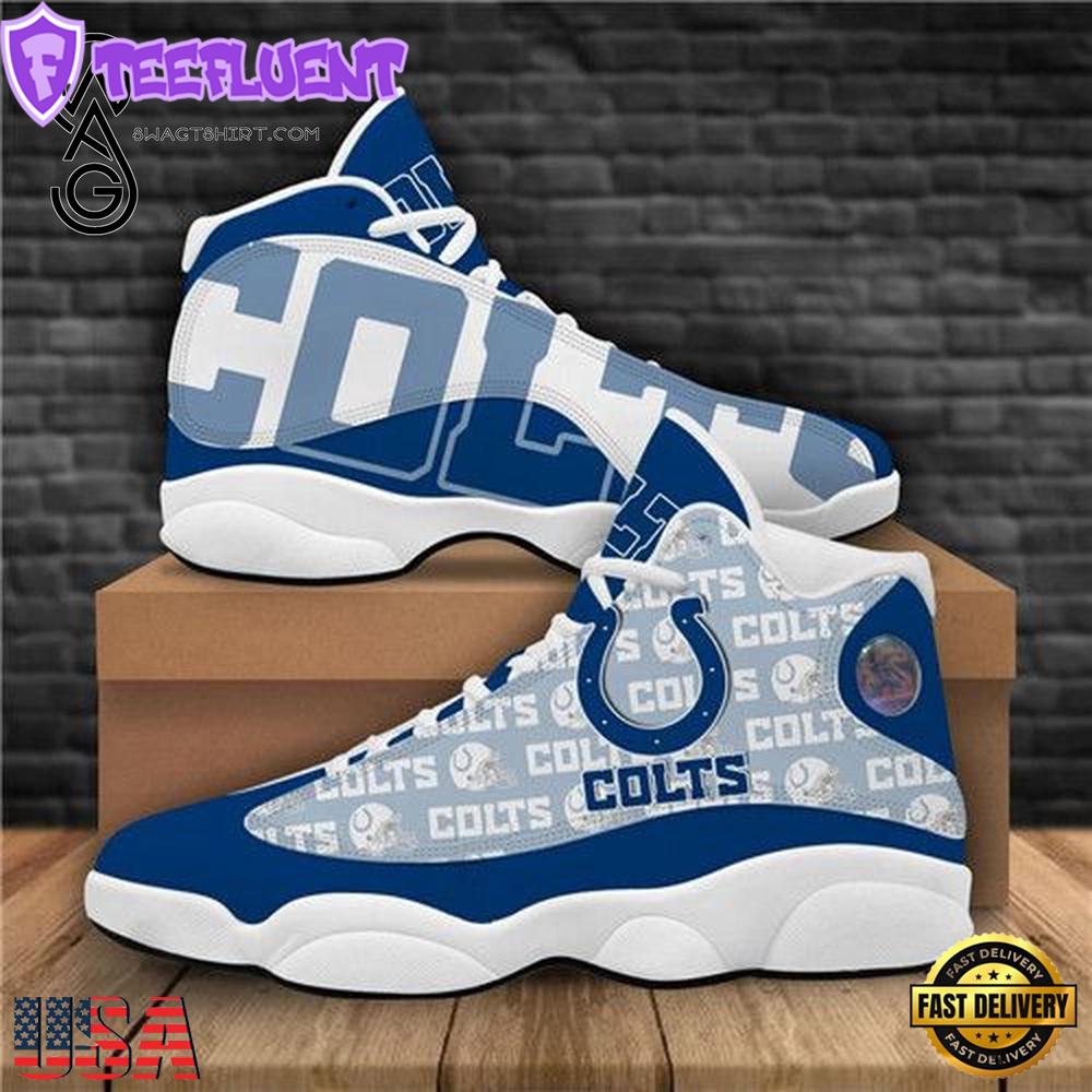 NFL Indianapolis Colts Air Jordan 13 Shoes 2 - Gift For Fans