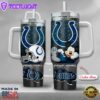 NFL Indianapolis Colts Mickey Mouse Custom Stanley Quencher 40oz Stainless Steel Tumbler With Handle