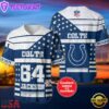 NFL Indianapolis Colts Personalized American Flag Baseball Jersey