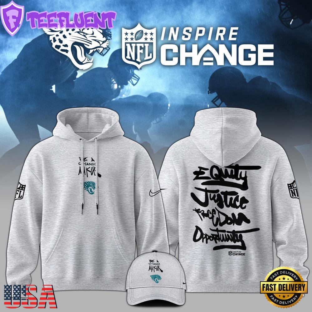 NFL Jacksonville Jaguars Be A Change Maker Hoodie