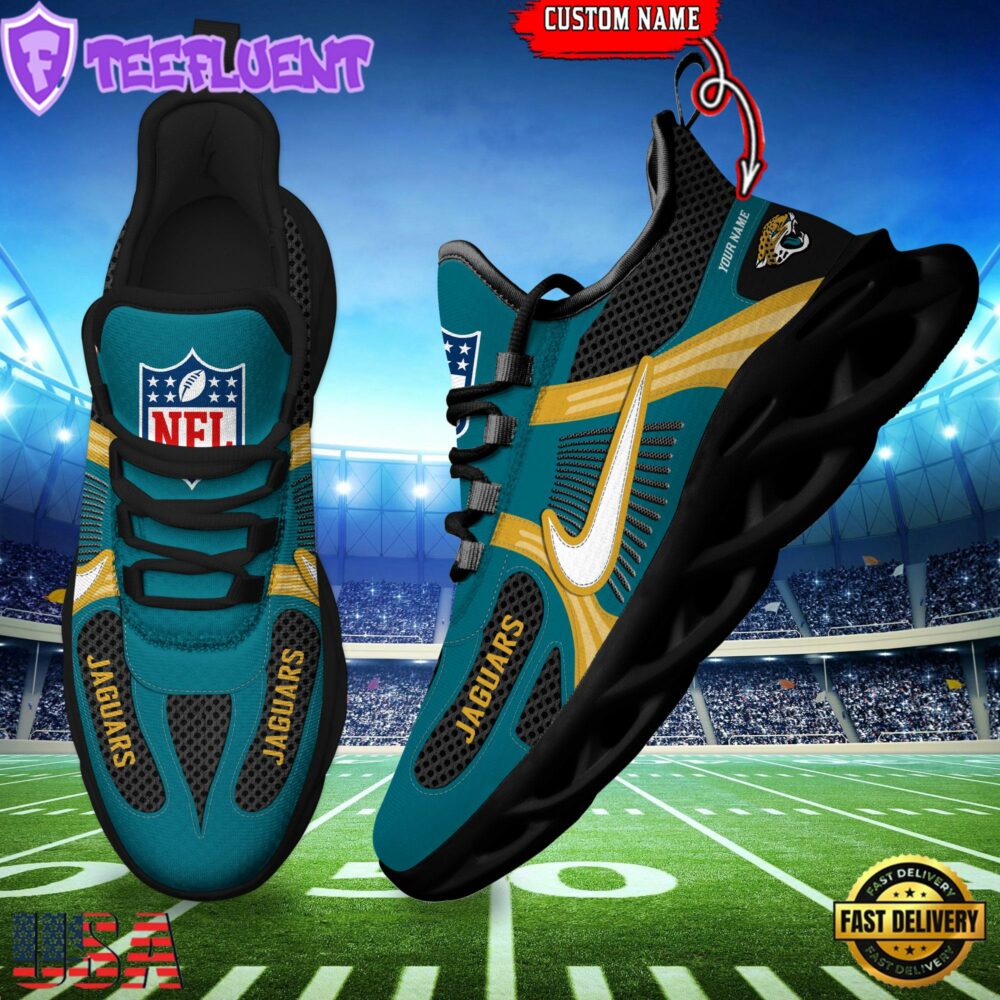 NFL Jacksonville Jaguars Logo Football Team New Season Max Soul Shoes