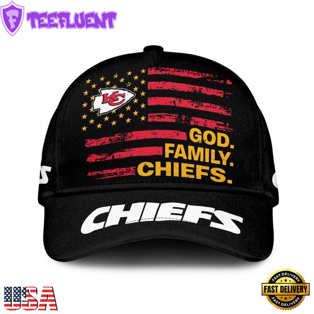 NFL Kansas City Chiefs American Flag Classic Cap