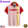 NFL Kansas City Chiefs Classic Retro Mascot Line Summer Beach Hawaiian Shirt