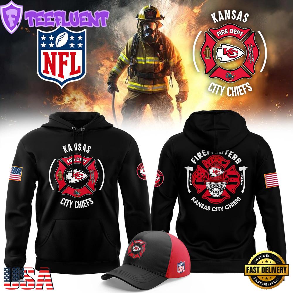 NFL Kansas City Chiefs Firefighter Appreciation Night Hoodie