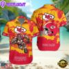 NFL Kansas City Chiefs Football Mascot Custom Name Hawaiian Shirt
