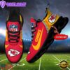 NFL Kansas City Chiefs Football Team Design Max Soul Shoes, Football New Sneaker Shoes