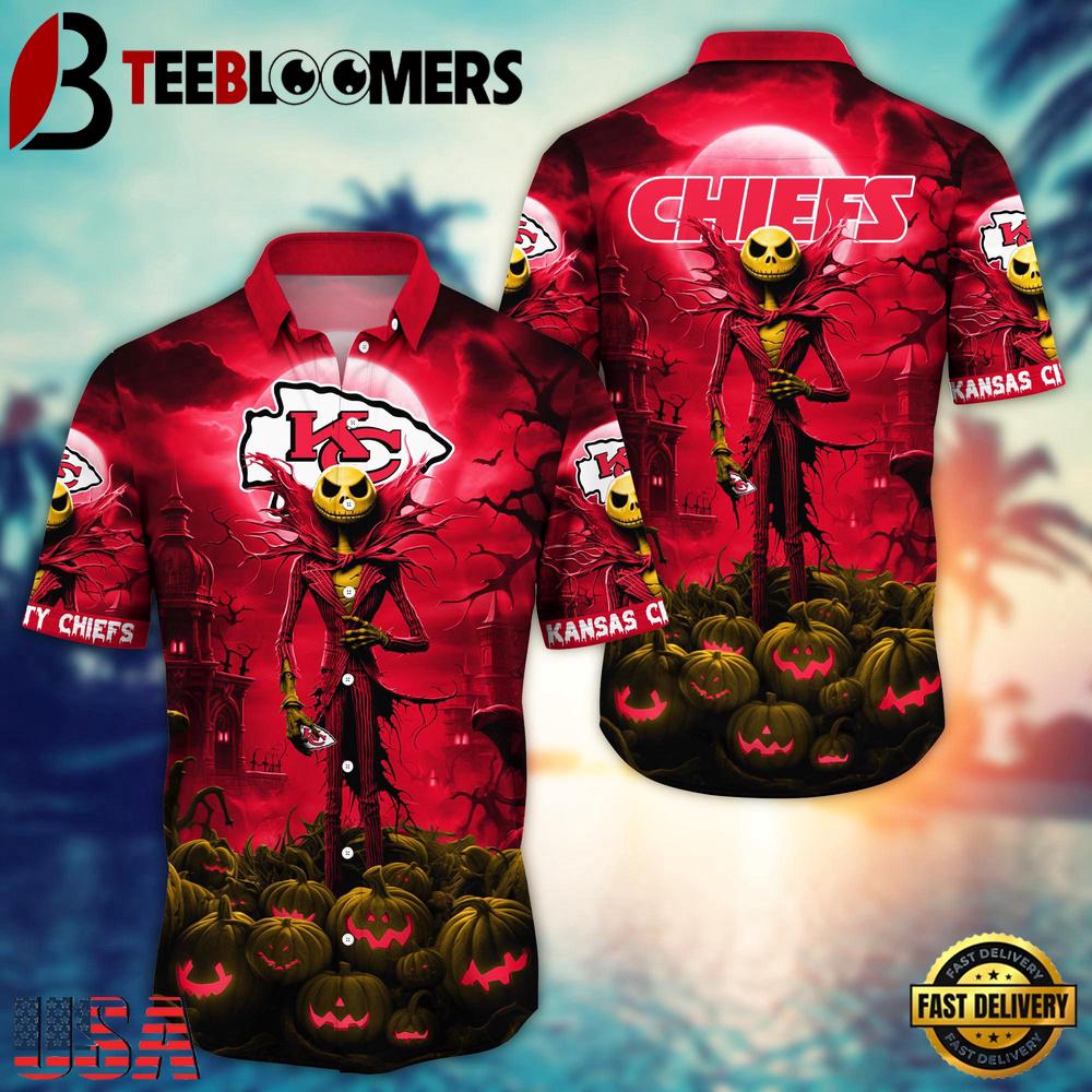 NFL Kansas City Chiefs Halloween Jack Hawaiian Shirt