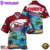 NFL Kansas City Chiefs Hawaii Beach Custom Name Hawaiian Shirt