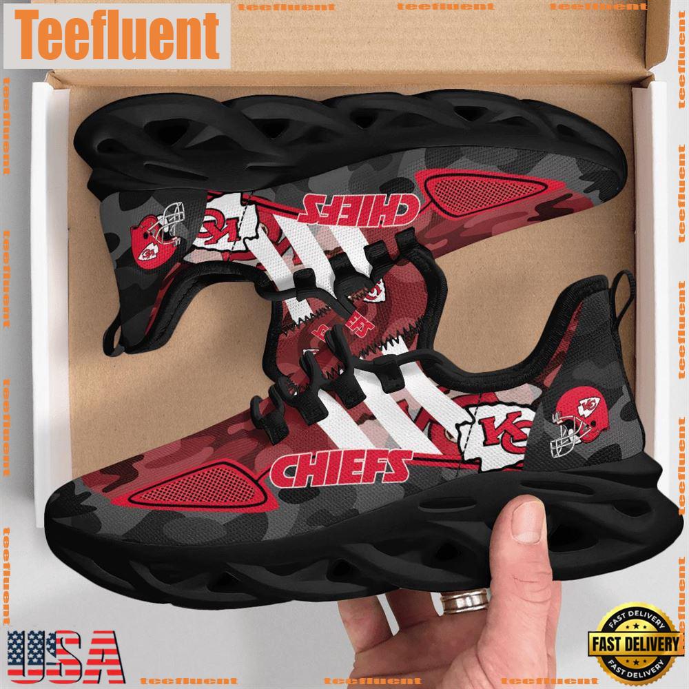NFL Kansas City Chiefs Military Camouflage M Soul Shoes