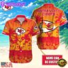 NFL Kansas City Chiefs Vintage Style Custom Name Hawaiian Shirt