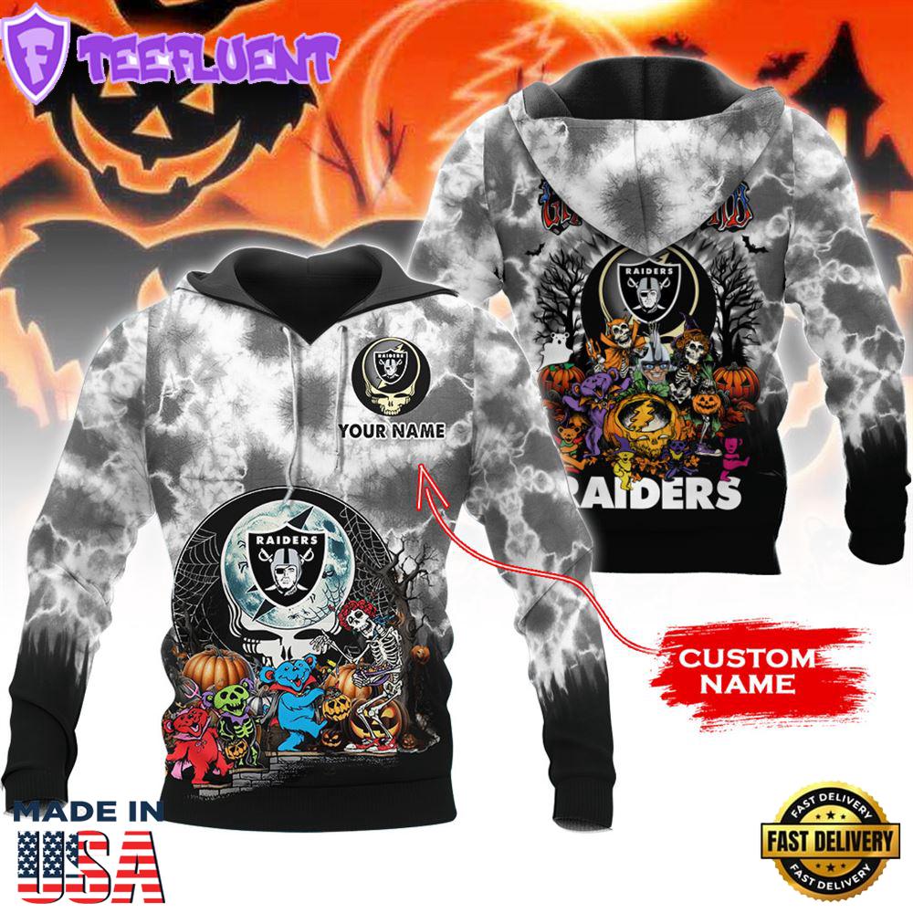 Nfl Las Vegas Raiders Custom Name 3d Shirt