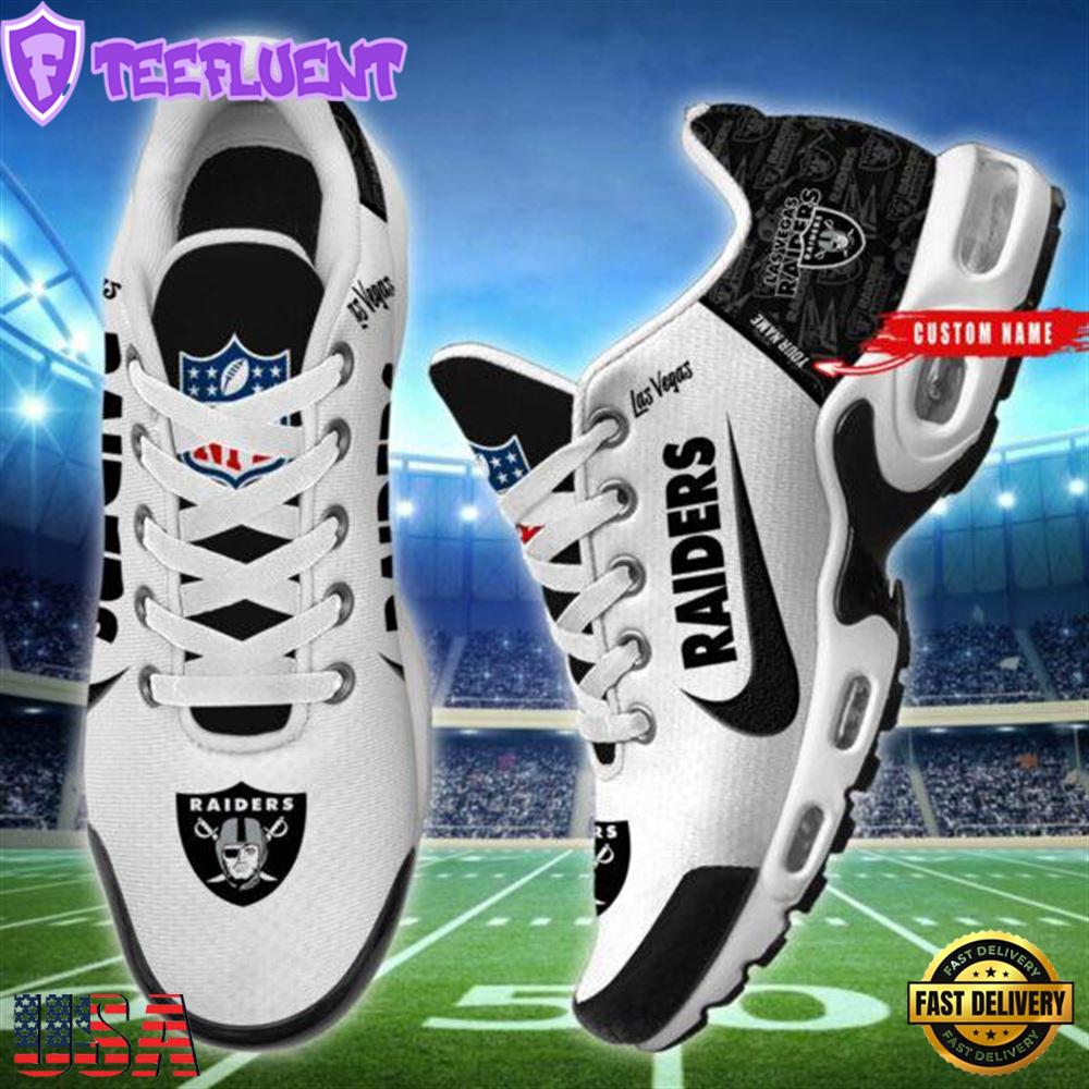 NFL Las Vegas Raiders Custom Name Air Max Plus Shoes