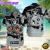 NFL Las Vegas Raiders Football Mascot Custom Name Hawaiian Shirt