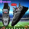 NFL Las Vegas Raiders Football Team New Design Max Soul Shoes Sneaker