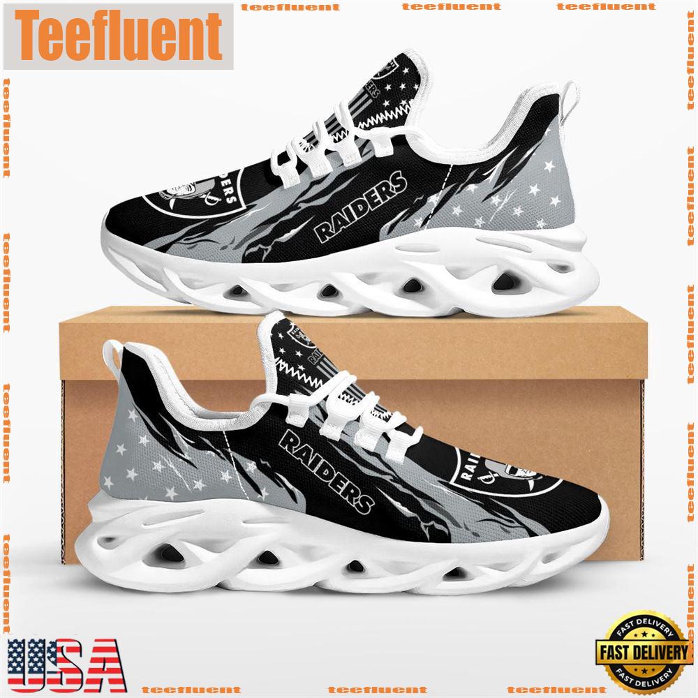 NFL Las Vegas Raiders Stars and Stripes M Soul Shoes