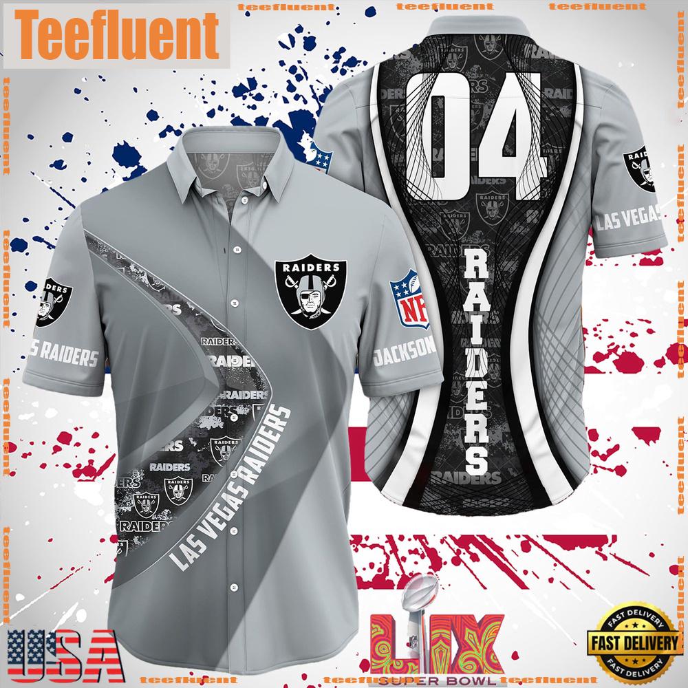 NFL Las Vegas Raiders Super Bowl LIX Fans Custom Hawaiian Shirt