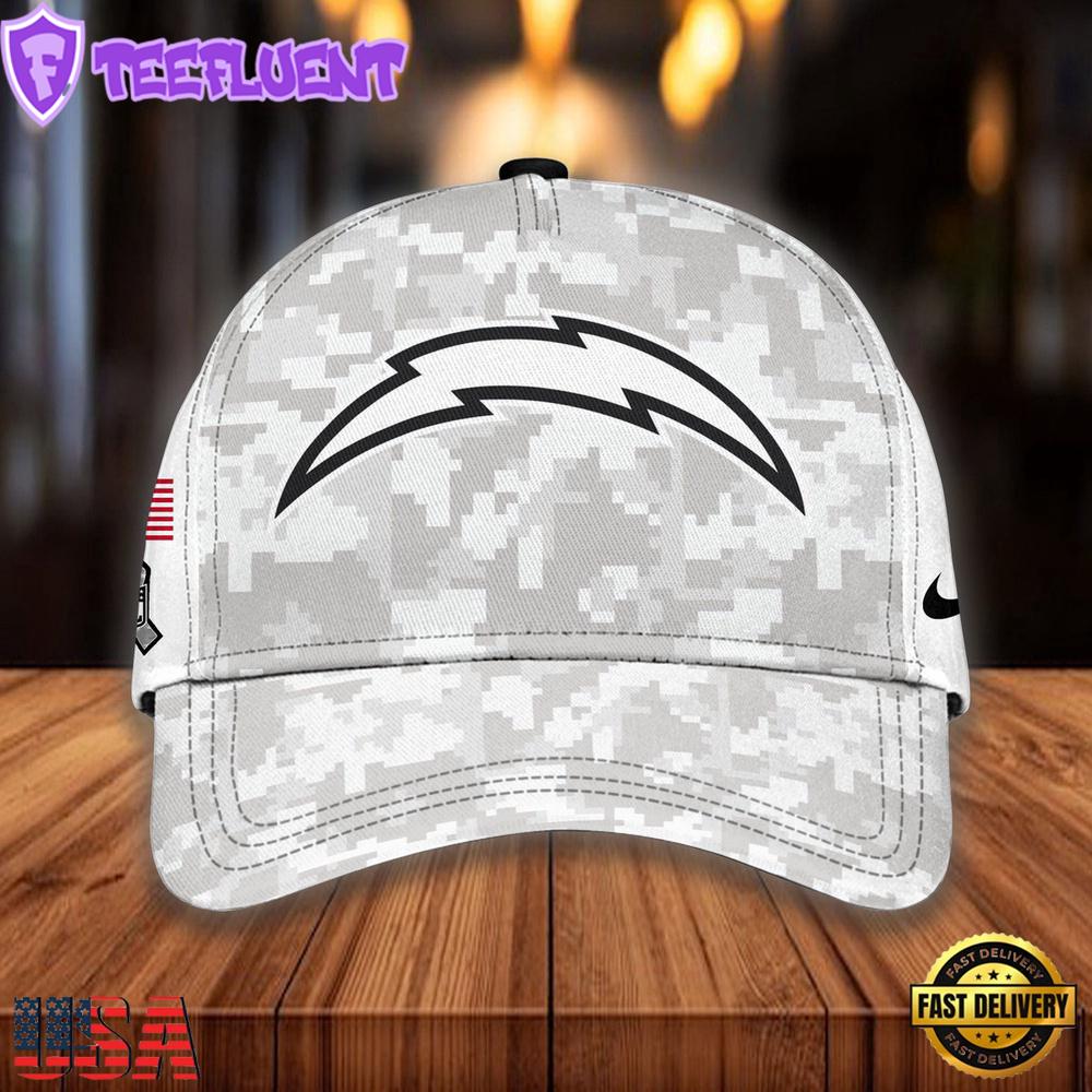 NFL Los Angeles Chargers Camo 2024 Salute to Service Baseball Cap