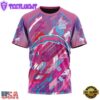 NFL Los Angeles Chargers Football Team Breast Cancer 3D T-Shirt