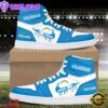 NFL Los Angeles Chargers Grunge Style Custom Air Jordan 1 Shoes