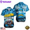 NFL Los Angeles Chargers Mascot Football Hawaiian Shirt
