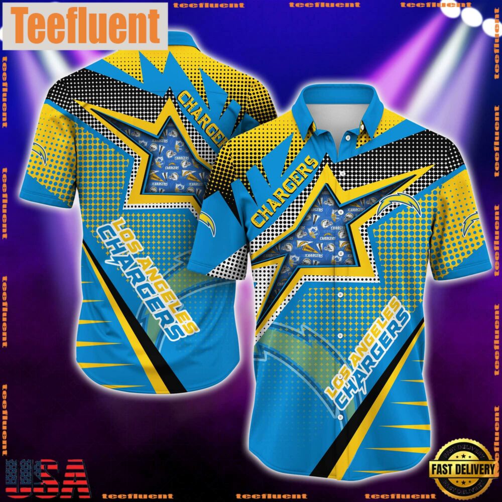 NFL Los Angeles Chargers Special Football Team Star Hawaiian Shirts