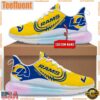 NFL Los Angeles Rams Custom Rainbow Atmospheric Cushion Running Shoes, Women's Sneaker