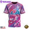 NFL Los Angeles Rams Football Team Breast Cancer 3D T-Shirt