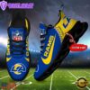 NFL Los Angeles Rams Football Team Design Max Soul Shoes, Football New Sneaker Shoes