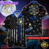 NFL Los Angeles Rams Happy Mother Day And Happy Father Day Custom Name Hawaiian Shirt