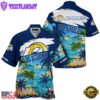 NFL Los Angeles Rams Hawaii Beach Custom Name Hawaiian Shirt
