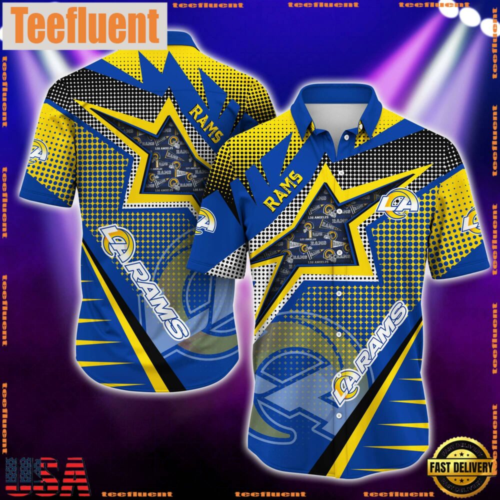 NFL Los Angeles Rams Special Football Team Star Hawaiian Shirts