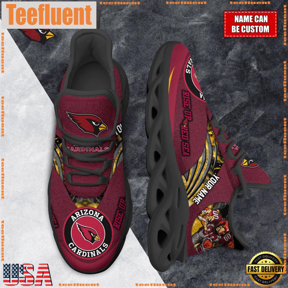 NFL Max Soul Shoes, Arizona Cardinals Clunky Shoes Custom For Fans