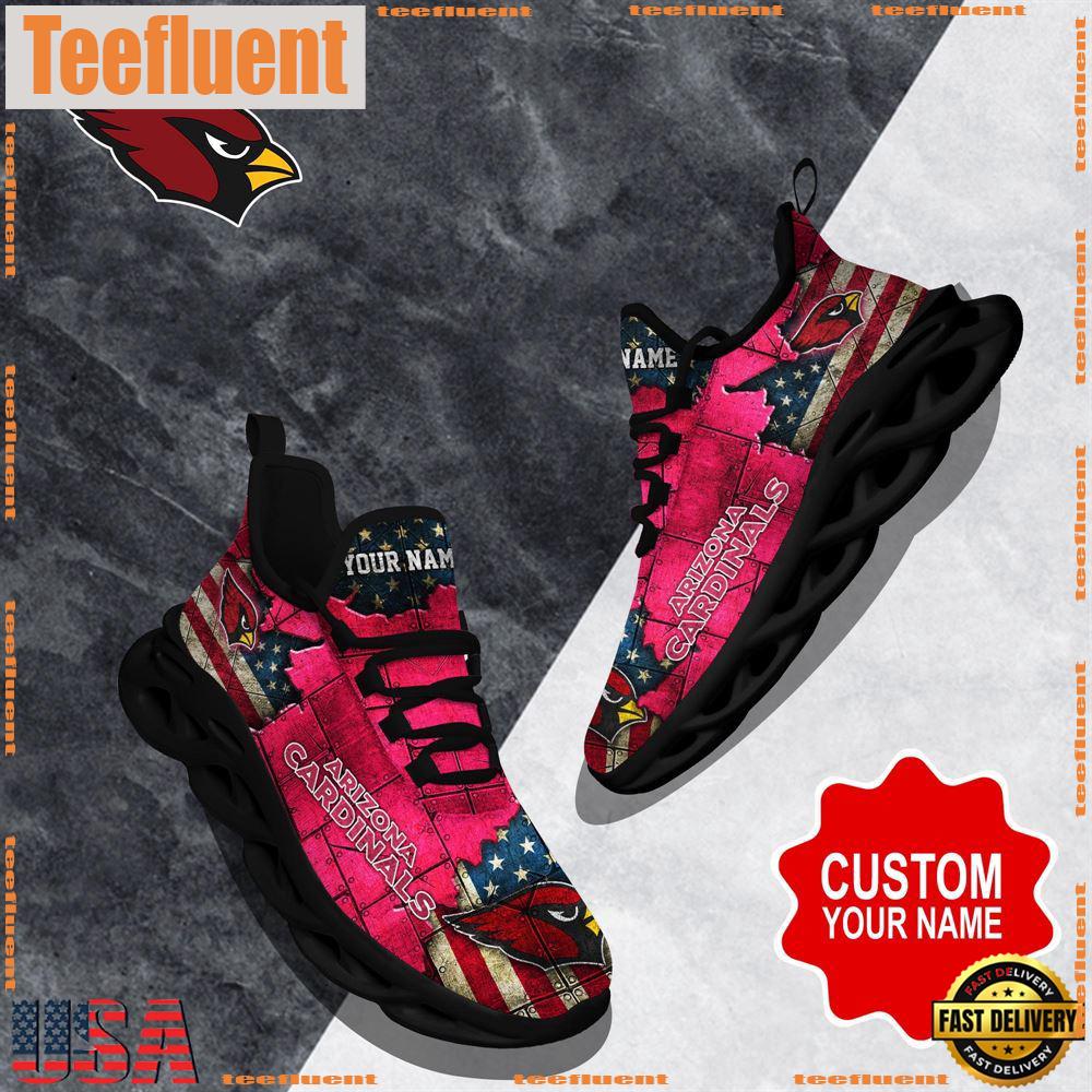NFL Max Soul Shoes, Arizona Cardinals Clunky Shoes Custom Gift Women And Men