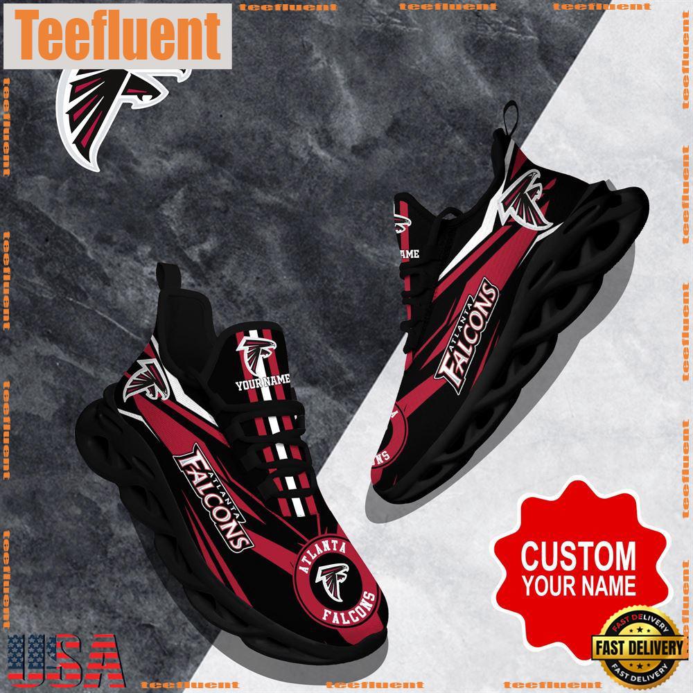 NFL Max Soul Shoes, Atlanta Falcons Clunky Shoes Custom Custom Name Football