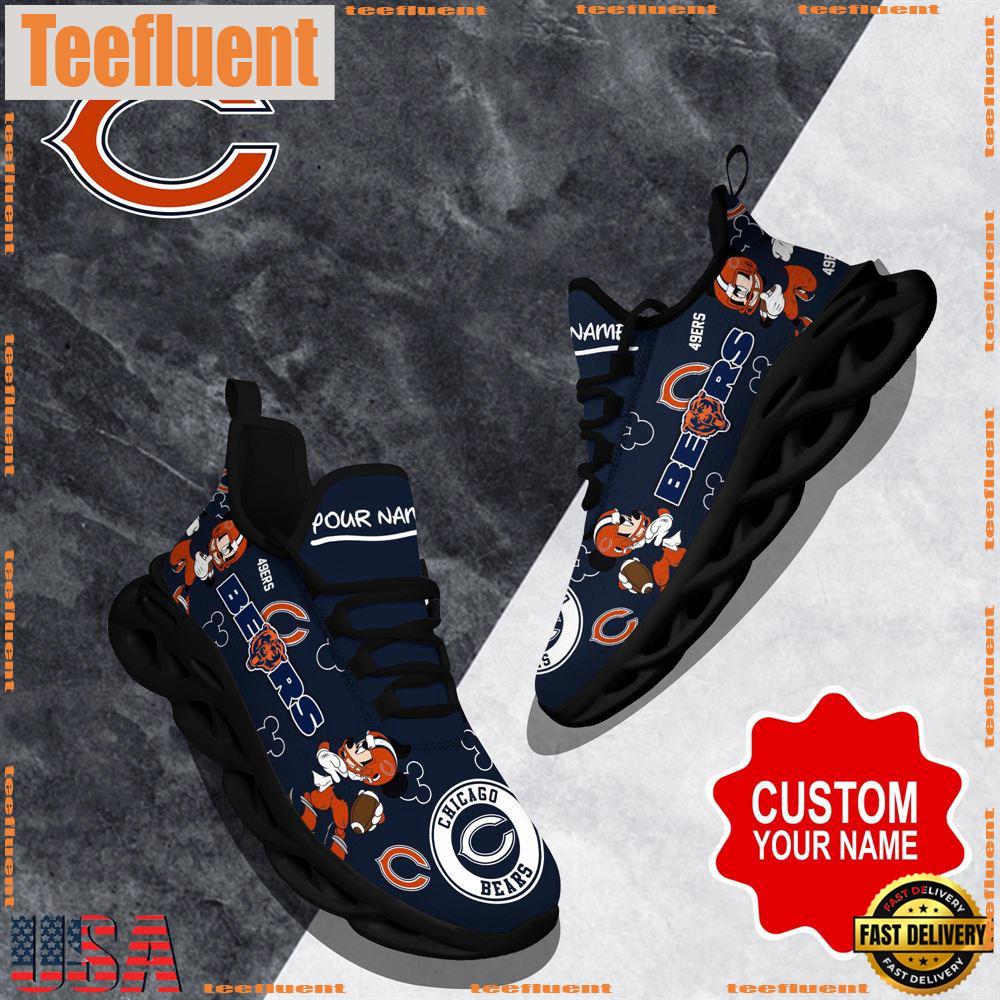 NFL Max Soul Shoes, Chicago Bears Clunky Shoes Custom Name For Fans Christmas