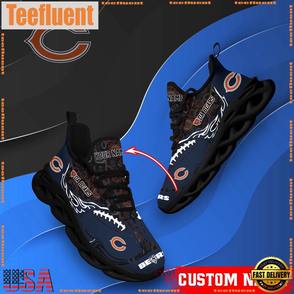 NFL Max Soul Shoes, Chicago Bears Clunky Shoes Custom Name