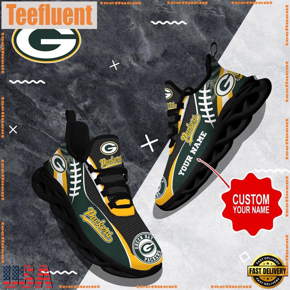 NFL Max Soul Shoes, Green Bay Packers Shoes Custom Nfl Sport Loves