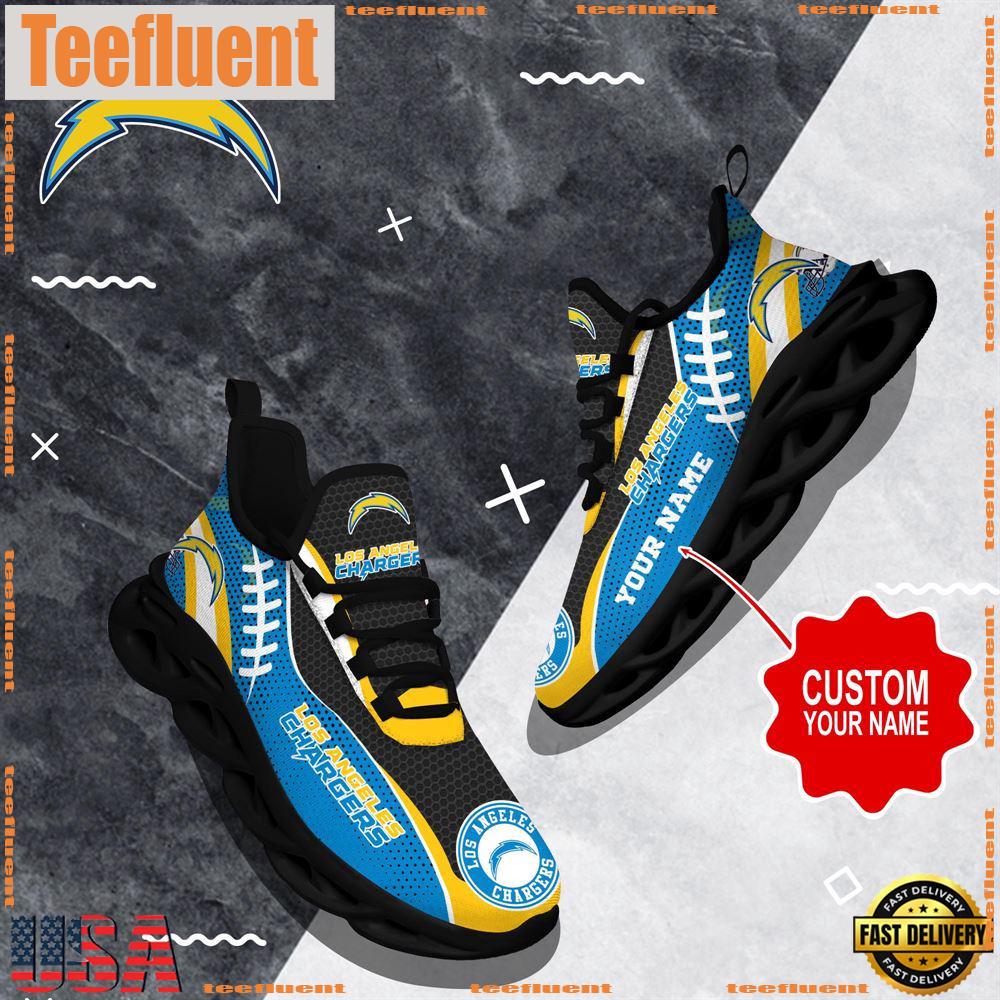 NFL Max Soul Shoes, Los Angeles Chargers Shoes Custom Nfl Sport Loves