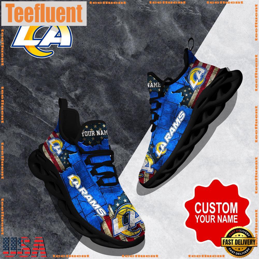 NFL Max Soul Shoes, Los Angeles Rams Clunky Shoes Custom Gift Women And Men