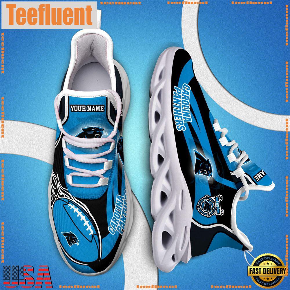 NFL Max Soul Shoes, Nfl Carolina Panthers White C Shoes For Fans