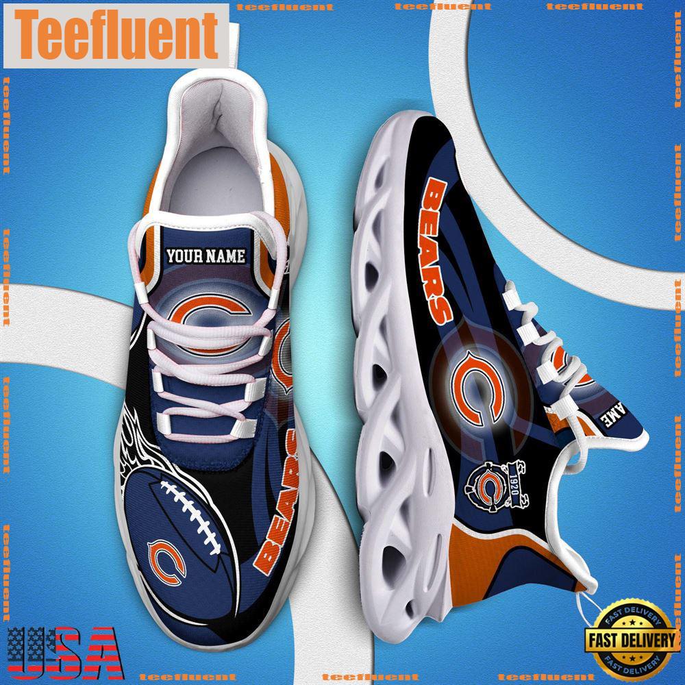 NFL Max Soul Shoes, Nfl Chicago Bears White C Shoes For Fans