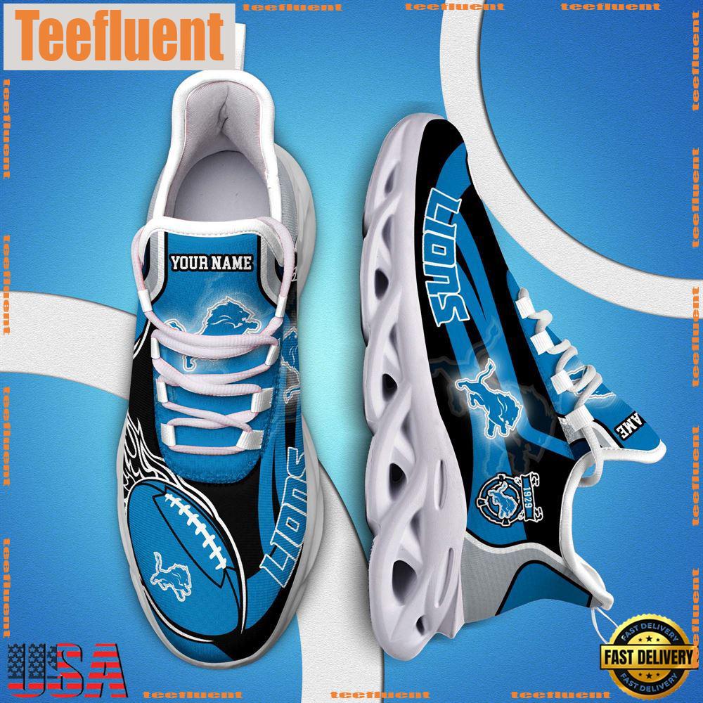 NFL Max Soul Shoes, Nfl Detroit Lions White C Shoes For Fans