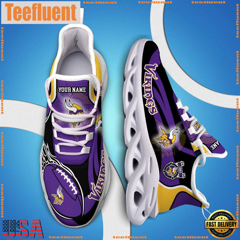 NFL Max Soul Shoes, Nfl Minnesota Vikings White C Shoes For Fans