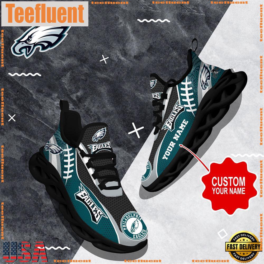 NFL Max Soul Shoes, Philadelphia Eagles Shoes Custom Nfl Sport Loves