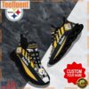 NFL Max Soul Shoes, Pittsburgh Steelers Clunky Shoes Logo Custom Name Nfl